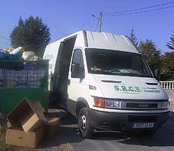 camionnette de ramassage